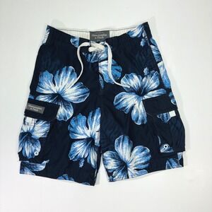 Sold. Do not buy Abercrombie & Fitch Mens Blue Hibiscus Floral Cargo Board